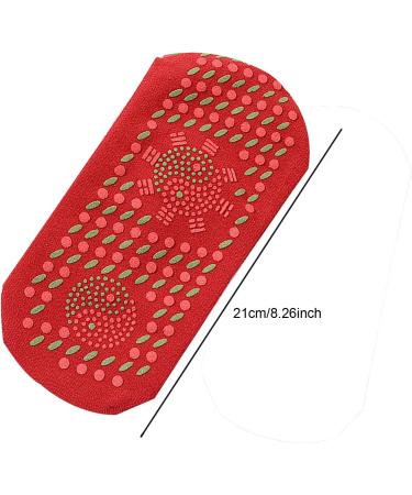 Warm Tourmaline Heated Magnetic Winter Socks - 3 Comfortable Self-Heating Pairs - One Size Red (WU822) - Ideal for Cold Weather & International Shipping - Buy Online on GoSupps.com