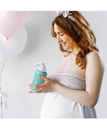 GOLDEN DEER Peri Bottle for Postpartum Care - Turquoise 12.7 oz | Perineal Recovery & Cleansing After Birth - International Shipping Available - Buy Online on GoSupps.com