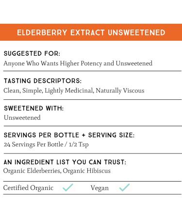 Dr. Appleseed's Organic Black Elderberry Extract Unsweetened Max Strength 11,000mg Kids + Adults Daily Immune Support Doctor- Formulated Science-Backed Pure Vegan 24 Day Supply 2 Fl Oz - Buy Online on GoSupps.com