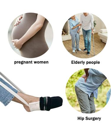 Ultimate Dressing Aid for Socks & Stockings - Support for Seniors & Pregnant Women | Convenient Sock Helper Tool - Buy Online on GoSupps.com