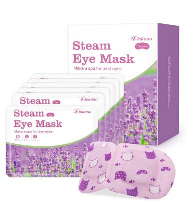 Jekeno Steam Eye Mask 16 Packs Eye Mask for Dark Circles and Puffiness Dry Eyes Self Heated Gentle Steam Eye Masks for Relief Eye Fatigue 40-60 Minutes Warm Eye Mask Disposable Christmas Spa Gifts Lavender - Buy Online on GoSupps.com