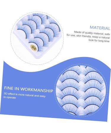minkissy 10 Pairs Fake Eyelashes Dollsthetic Lashes Faux Lashes Cosmetic Supplies Makeup Lashes Halloween Women False Eyelashes Halloween Fake Lashes False Lashes Fiber Make up Extend - Buy Online on GoSupps.com