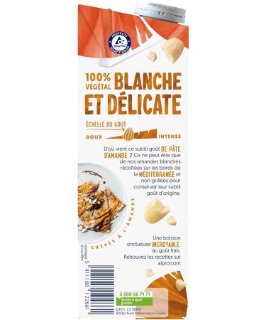 Alpro - Boisson V g tale - Lait d'Amande Non Grill e Sans Sucres - 1L - Lot de 8x1L Lait d'amande non grill e sans sucre 1 l (Lot de 8) - Buy Online on GoSupps.com