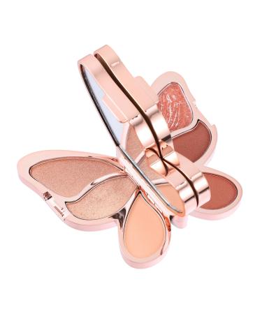 WOONEKY 1pc Eyeshadow Palette Makeup Artist Must Haves Eye Shadow Pigment Eyeshadow Blush Girl Cosmetic Abs 1 count (Pack of 1) As Shown 1