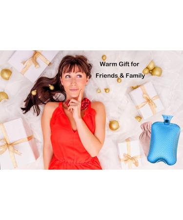 Large 3L Hot Water Bottle with Lid | Transparent PVC Warming Bag for Hot & Cold Compress | Hand & Foot Warmer - Buy Online on GoSupps.com