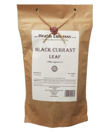Health Embassy Black Currant Leaf Tea | Ribes nigrum L | Cassis Feuille Tisane (100g)
