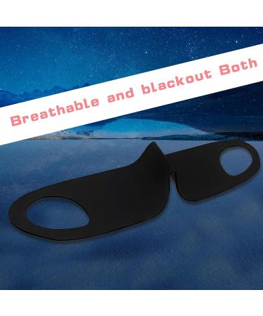 WLLHYF Zero Pressure Sleep Mask - Light Blocking, Comfortable Blindfold for All Sleep Positions and Travel - Breathable, Elastic Ear Hanging Strap Eye Covers - Buy Online on GoSupps.com