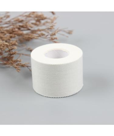 4 Roles Self-Adhesive Sports Tape 5cm x 10m - Skin-Friendly Tearable Bandage for Football Climbing & All Sports - White Sport Tapes Set - Buy Online on GoSupps.com