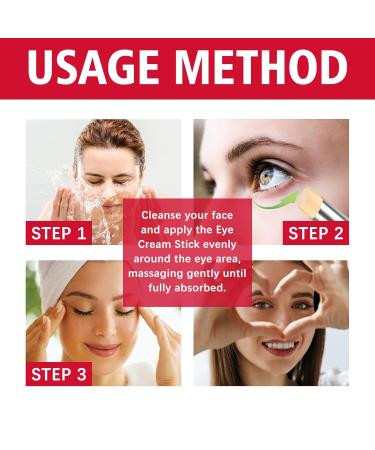 Premium Retinol Eye Cream & Stick | Anti-Aging Under Eye Balm for Wrinkles Fine Lines & Dark Circles - Shop Now - Buy Online on GoSupps.com