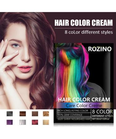 Hair dye Semi-Permanent Hair Colour Glossy Hair Colour Waterproof Long Lasting Natural Hair Colour Natural Looking Glow Fights Grey Hair Shine Hair Colour Colour Lasts Up To 6-10 Washes(mediumbrown) - Buy Online on GoSupps.com