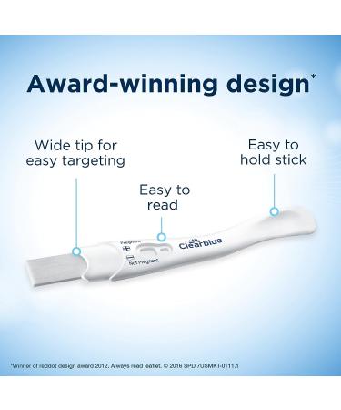 Clearblue Rapid Detection Pregnancy Test - 2 Count | Fast Results | Easy to Use - Buy Online on GoSupps.com