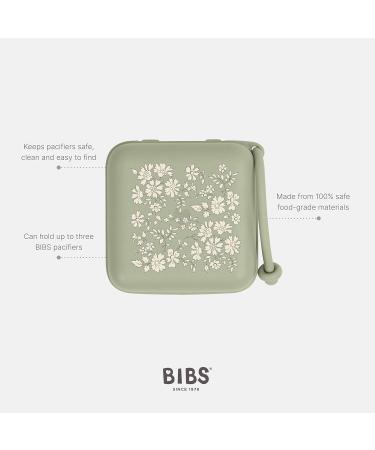 BIBS X Liberty Schnuller Box - BPA Free Sterilizer for Pacifiers | Made in Denmark (Capel Sage) - International Shipping Available - Buy Online on GoSupps.com