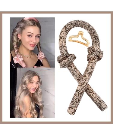 HMMJ Women Heatless Curling Rod Headband No Heat Curl Silk Ribbon with Hair Clips and Scrunchie Sleeping Hair Rollers DIY Hair Styling Tools Kit for Soft Headband Wave Formers Hair Curlers 8 - Buy Online on GoSupps.com