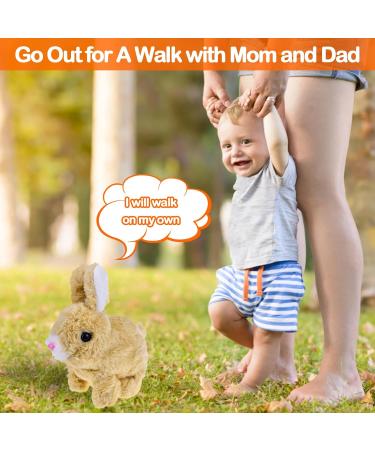 ZBATHTOY Jumping Rabbit Toy for 0-36 Months | Interactive Electronic Toy for Kids | Ideal Gift for Boys and Girls Ages 1-5 - Buy Online on GoSupps.com