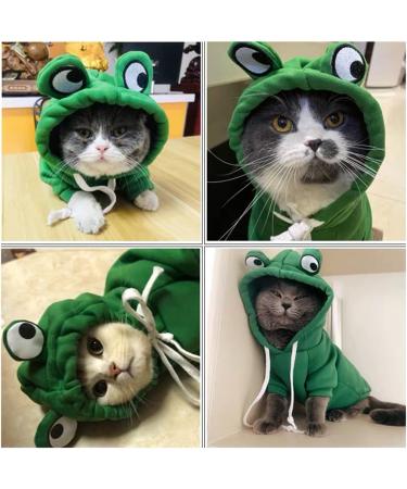 Buy Kapuzen Pet Clothing - Cute Warm Dog Sweater & Hoodie for Dogs and Cats | Fleece Jacket Shirt (Large Green) - International Shipping Available - Buy Online on GoSupps.com