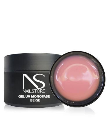 Nail Store Nail Store - UV LED Builder Gel Monophasic Cover Beige - camouflage - medium density - self-leveling - easy to work with - suitable for refilling and extending with 30g foil