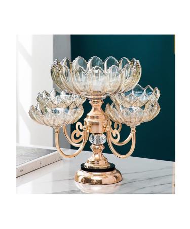 Fruit Bowl Salad Bowl Glass Bowl Set for Kitchen Preparation Fruit Basket Candy Plate for Kitchen Countertop Dining Room Interior Living Room Decor Fruit Bowl for Kitchen Counter (