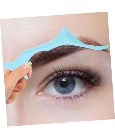 Balacoo Brow Shaping Template Eyebrow Stencils Eyebrow Makeup Tools Beauty Tools Blindfold Make up 17.3x5.9cm Blue - Buy Online on GoSupps.com