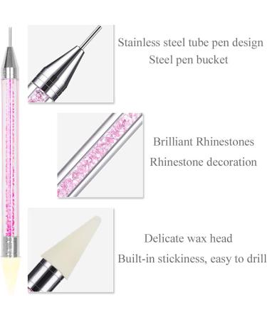 BANGSUN Rhinestone Picker Dotting Pen - Double Ended Nail Art Tool for Beads & Dotting - 1 Piece - Buy Online on GoSupps.com