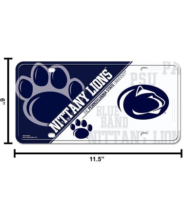 NCAA Notre Dame Fighting Irish Metal License Plate Tag - 6 x 11.5 | Officially Licensed by Rico Industries - Buy Online on GoSupps.com