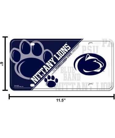 NCAA LSU Tigers Metal License Plate Tag - Team Color 6 x 11.5 | Rico Industries Unisex - Buy Online on GoSupps.com