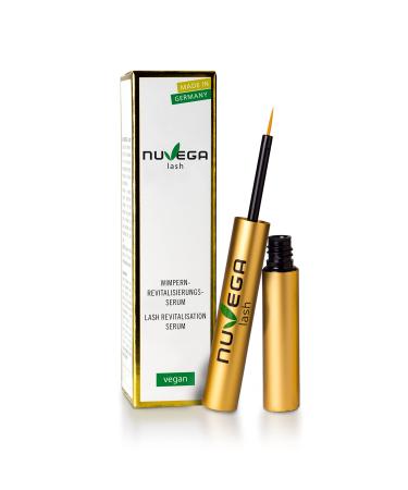 Nuvega lash-vegan eyelash serum & eyebrow serum for long eyelashes in just 4-6 weeks i lash serum i eyelash serum growth I serum for eyelash growth/eyelash extension i made in germany i 1ml - Buy Online on GoSupps.com