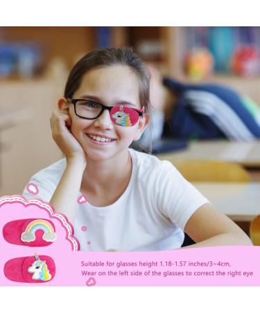 ALLY-MAGIC Unicorn Eye Patch for Girls and Boys - 2 PCS Single Eye Masks for Lazy Eye, Amblyopia, and Strabismus - Left Eye Cover - Buy Online on GoSupps.com