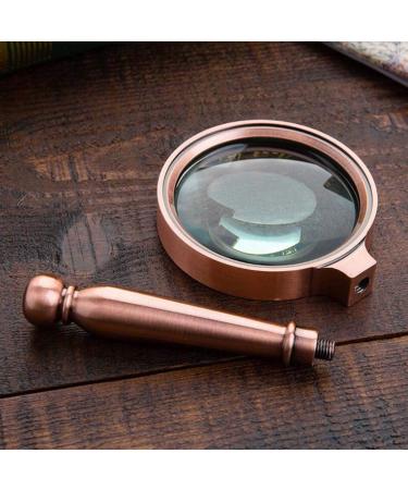 Hand Held All Metal Red Bronze 10 Times High-Definition Optical Magnifier 7cm Made in China - Buy Online on GoSupps.com