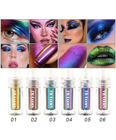 SWETIYOU Chameleon Multichrome Liquid Eyeshadow & Lipstick Set - Long Lasting Holographic Shades for 80s Makeup - Buy Online on GoSupps.com