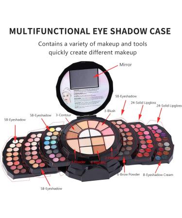  Esncddym Complete Makeup Kit 110 Colors Makeup Palette - 110 Colors Complete Kit Makeup | Included Natural Color Eyeshadow Makeup Hen - Buy Online on GoSupps.com