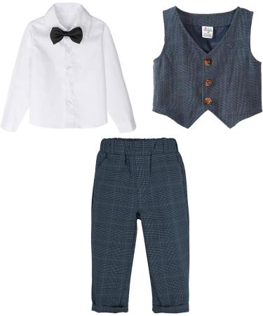 Mint Green Baby Boys Gentleman Suit Set | Navy | 18-24 Months - Buy Online on GoSupps.com