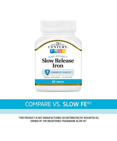 21st Century B 12 2500 mcg 110 Count & Slow Release Iron 60 Count - Buy Online on GoSupps.com