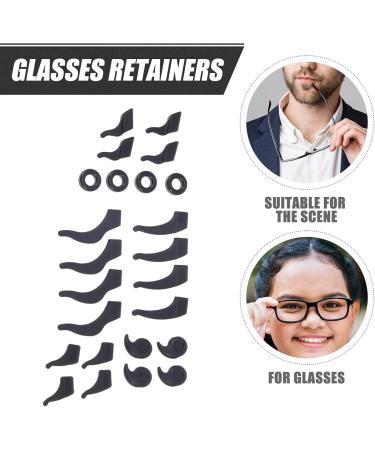 Gleavi 3-Part Glasses Accessories Set | Sunglasses & Round Glasses Leg Covers | Ear Bruises Protection | Black - 3pcs - Buy Online on GoSupps.com