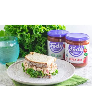 Fody Foods Vegan Medium Salsa Pack - Low FODMAP, Gluten Free, IBS Friendly | 3 Jars, 16 oz - Buy Online on GoSupps.com