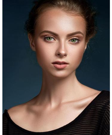 Aricona Mint Green Colored Contact Lenses -1.00 Diopters | Premium Hydrogel for Glasses Wearers | Brilliant Eye Color & Clear Vision - Buy Online on GoSupps.com