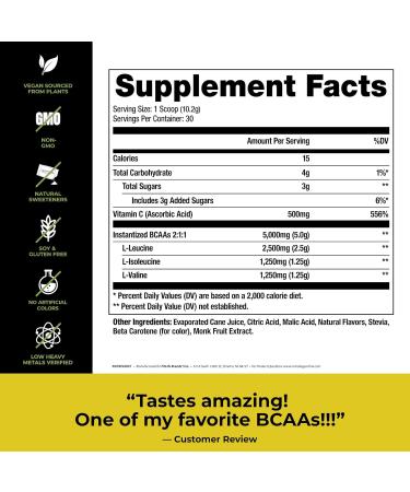Nutrology Greens & Fruits Powder-Naturally Sourced Superfood Chocolate (30 Servings) BCAA Natural Plant Based BCAA Powder Lemonade Flavor (30 Servings) - Buy Online on GoSupps.com