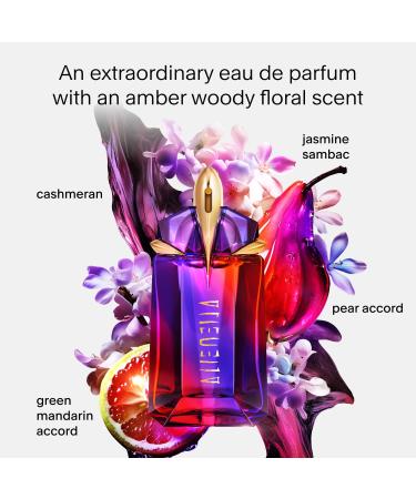 MUGLER Alien Hypersense - Eau de Parfum - Women's Fragrance - Floral & Woody - With Green Mandarin Pear Accord Jasmine & Cashmere - Long Lasting Perfume 3.3 Fl Oz - Refill - Buy Online on GoSupps.com