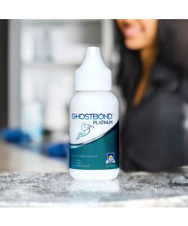 GhostBond Platinum Wig Glue 1.3oz - Water-Resistant & Extreme Heat Hair Replacement Adhesive for Poly & Lace Wigs - Strong Hold, Invisible Bonding - Buy Online on GoSupps.com