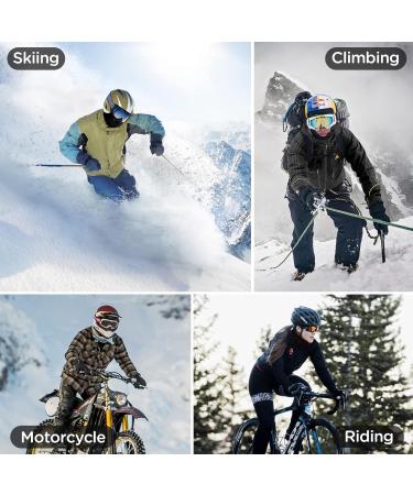 Vitalismo Winter Storm Hood - Windproof Thermal Face Mask for Men & Women | Perfect for Cycling Skiing & Snowboarding - Buy Online on GoSupps.com