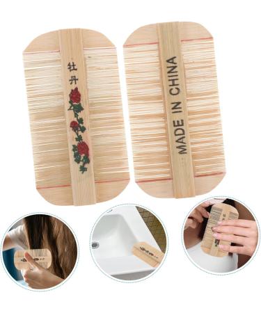 Anneome 2pi ces Peigne Antipelliculaire Double Face pour Animaux Naturel avec Dents Fines pour limination de Pellicules pour Toilettage - Buy Online on GoSupps.com