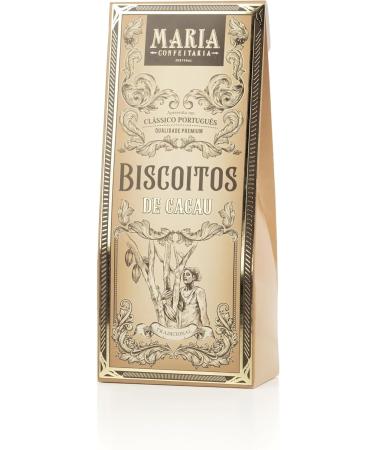 Fifth of Jugais Cocoa cookies Maria Confeitaria Box of 150g Handmade Ideal for tea or coffee Gourmet product of Portuguese origin - Buy Online on GoSupps.com