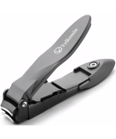 Heavy Duty Nail Clippers with Catcher Self-Collecting Fingernail and Toenail Clippers for Men and Women 18-Month Replacement Warranty!