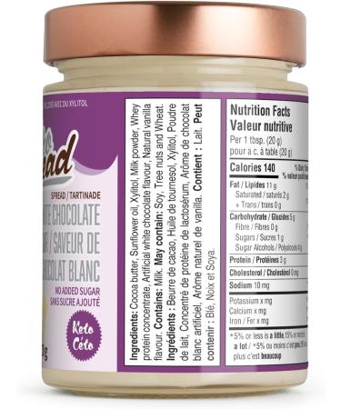 ProSpread High Protein Keto White Chocolate Spread 300g - Buy Online on GoSupps.com