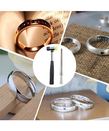 12 Pcs WerkWeit Ring Sizer Measuring Tool Set - Includes Ring Mandrel, Rubber Hammer, Ring Sizer Gauge, Wood Ring Clamp, and more - Buy Online on GoSupps.com