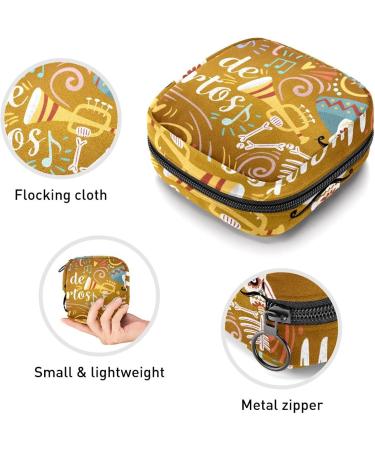 Funny Women s Skeleton Storage Bag | Period Kit & Feminine Product Holder - Colorful Bands for Girls - Buy Online on GoSupps.com