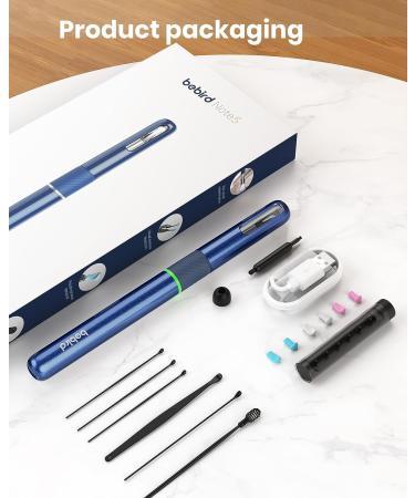 BEBIRD Note5 Ear Wax Removal Tool with 10 Megapixel Camera and 7pcs Ear Pick Set - Blue - Buy Online on GoSupps.com