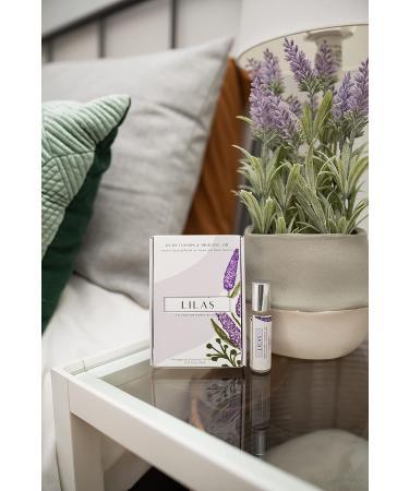 LILAS Migraine Relief Stick with Peppermint & Lavender Essential Oils - Head & Neck Tension Roll-on Oil for Soothing Headache Relief - Buy Online on GoSupps.com