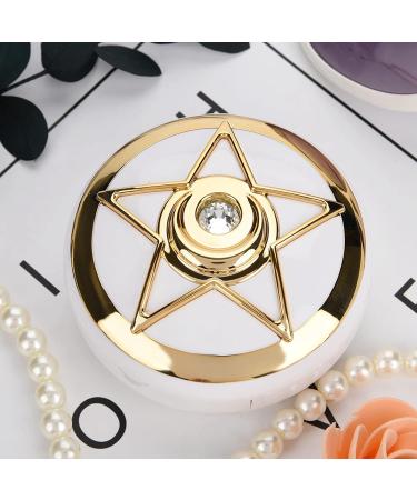 Pentagram Lens Box & Case - Gold Contact Lens Container for Girls | Stylish & Gift-Ready - Buy Online on GoSupps.com