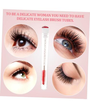 Didiseaon 10pcs Diamond Mascara Brush Mascarades for Women Rhinestone Lip Gloss Tubes Eyelash Tube Makeup Box 11.3x1.1cm Red - Buy Online on GoSupps.com