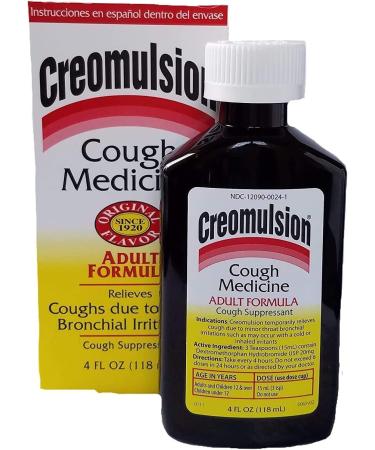 Creomulsion Cough Medicine Adult Formula 4 oz (Pack of 6)
